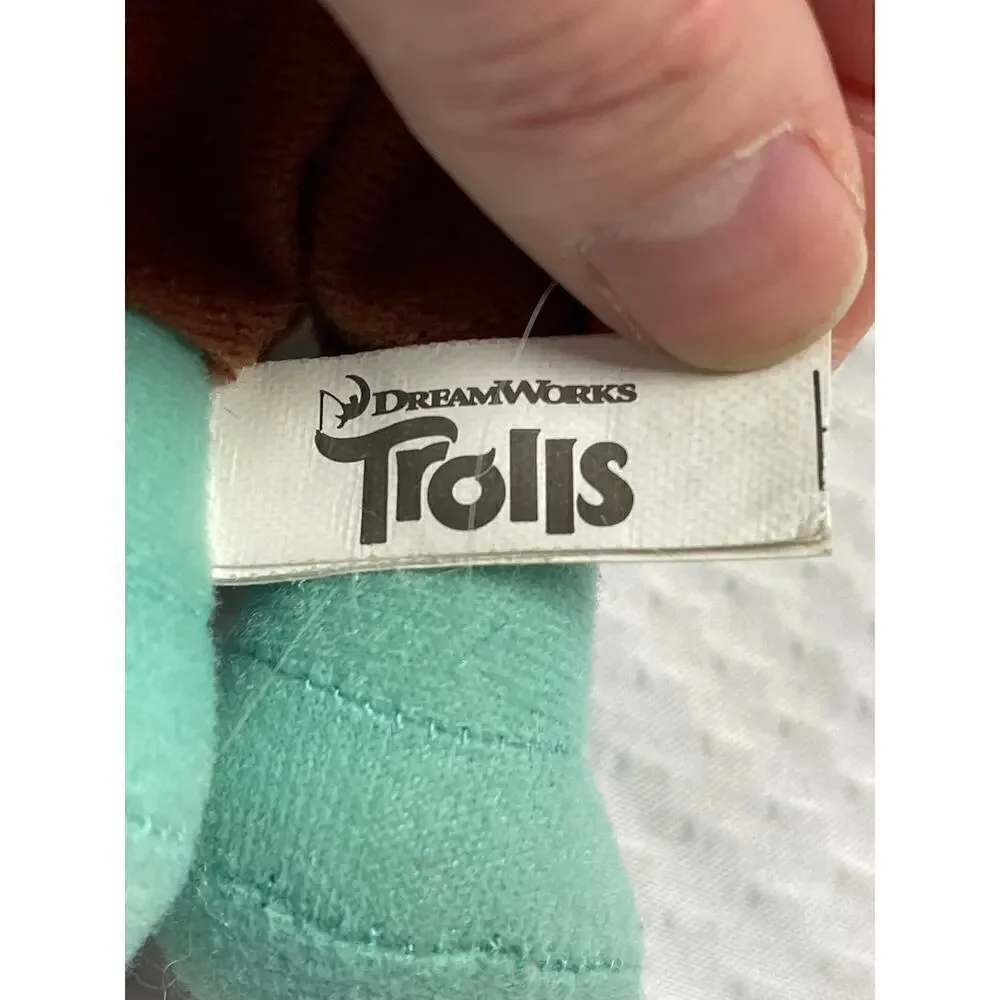 Trolls Green With Blue Hair Brench Troll